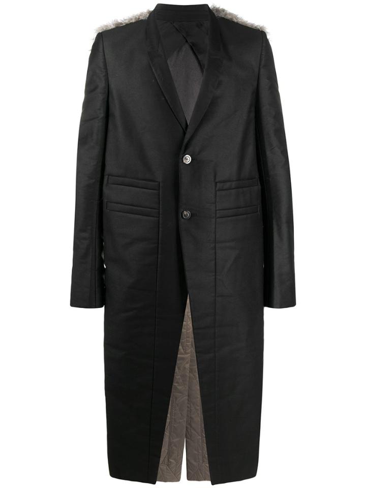 Rick Owens Alice Coat - Black