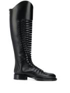 Ann Demeulemeester Braided Boots - Black