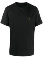 Neil Barrett Lightning Bolt Embroidered T-shirt - Black