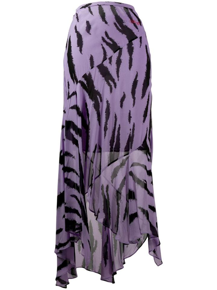 Philosophy Di Lorenzo Serafini Asymmetric Maxi Skirt - Purple