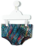 Lygia E Nanny Kids Printed Swim Trunks, Boy's, Size: 8 Yrs, Black