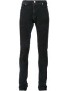Rta Embroidered Skinny Jeans - Black