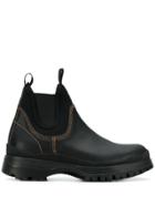 Prada Slip-on Boots - Black
