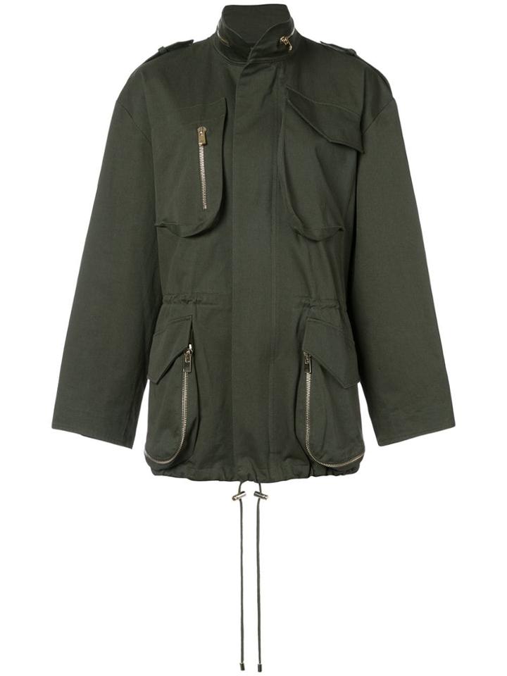 Alexandre Vauthier Pocket Detail Jacket - Green