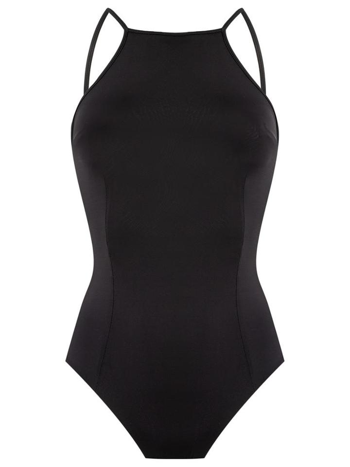 Haight Panelled Swimsuit, Women's, Size: P, Black, Polyamide/spandex/elastane