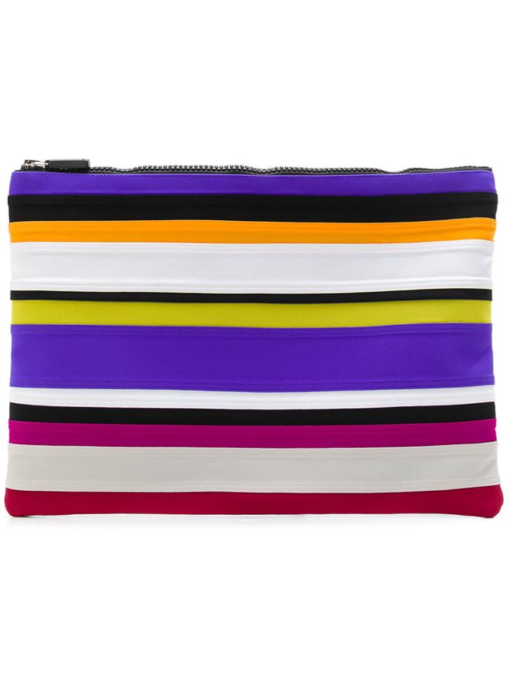 No Ka' Oi Striped Clutch - Multicolour