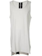 First Aid To The Injured - Fasciae Tank - Unisex - Cotton - 4, Grey, Cotton
