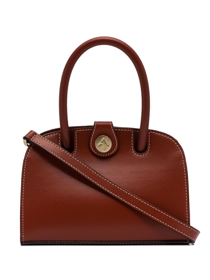 Manu Atelier Micro Ladybird Shoulder Bag - Red