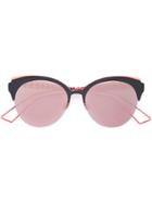 Dior Eyewear Round Frame Sunglasses - Pink & Purple
