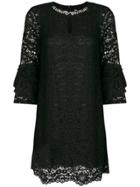 Blugirl Lace Shift Dress - Black