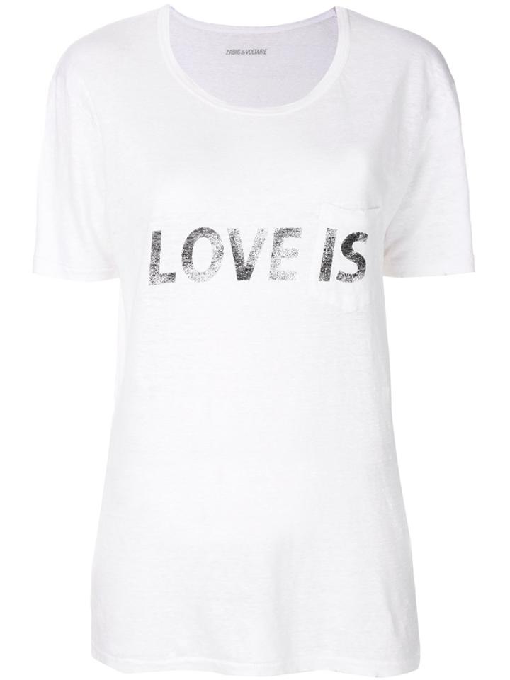 Zadig & Voltaire Logo Print T-shirt - White