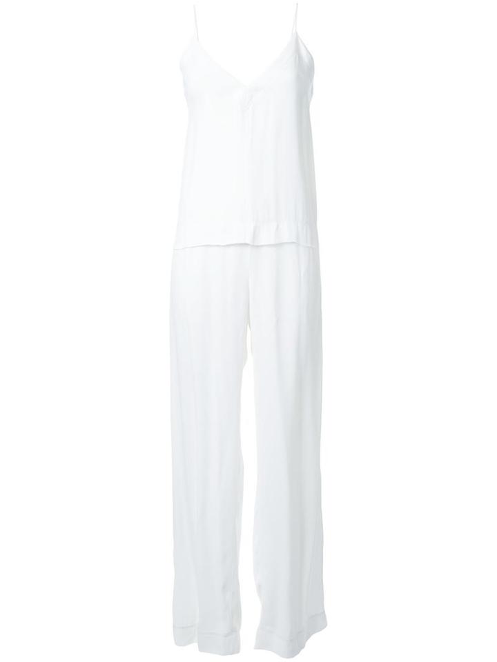 Manning Cartell Spaghetti Strap Jumpsuit, Women's, Size: 6, White, Viscose Crepe