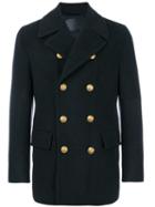 Dolce & Gabbana - Double Breasted Coat - Men - Silk/cotton/cashmere/virgin Wool - 48, Black, Silk/cotton/cashmere/virgin Wool