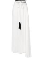 Ann Demeulemeester Flowing Maxi Skirt - White