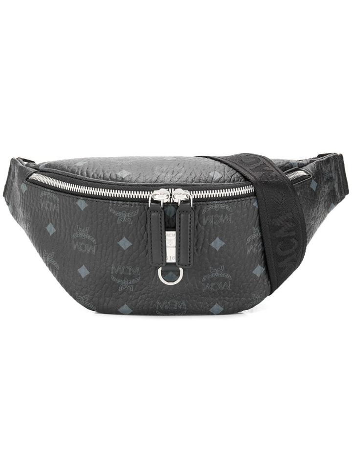 Mcm Fursten Belt Bag - Black
