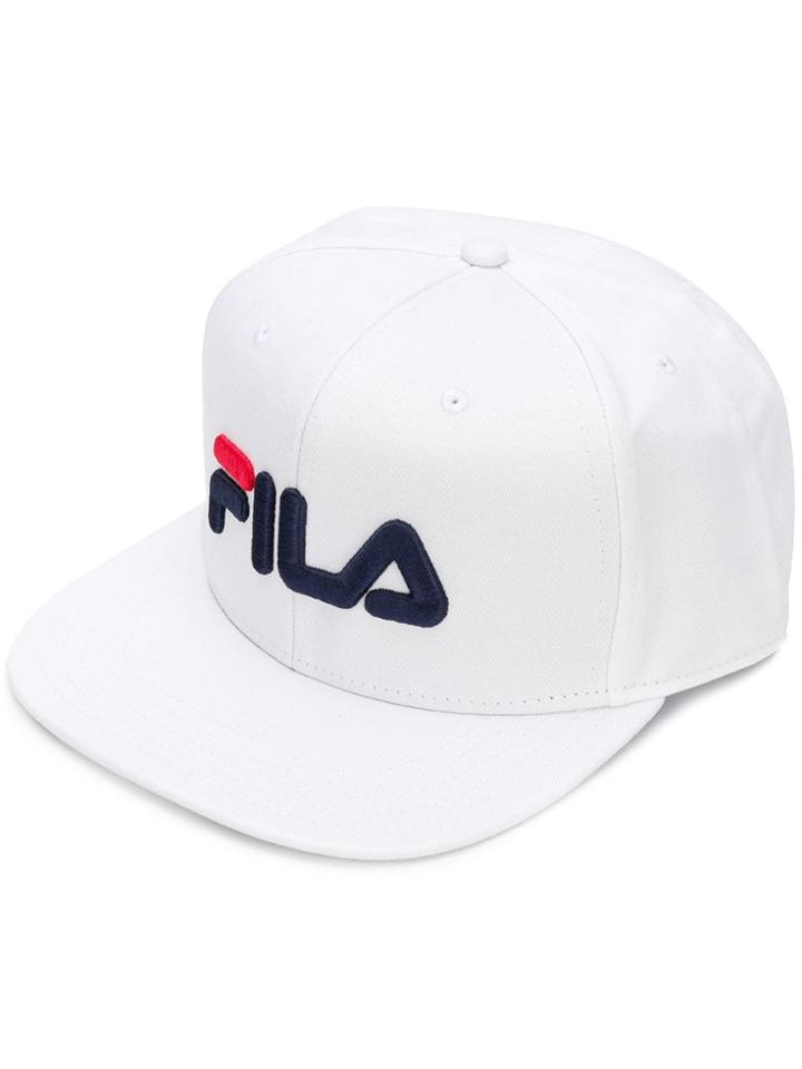 Fila Logo Embroidered Cap - White