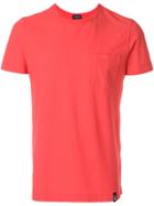 Drumohr Chest Pocket T-shirt - Red