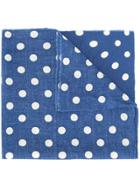 Undercover Polka Dot Scarf - Blue