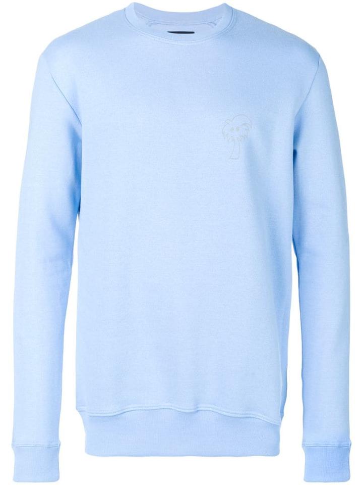 Howlin' Space Art Sweatshirt - Blue