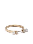 Delfina Delettrez 18kt Yellow And White Gold Two In One Diamond And