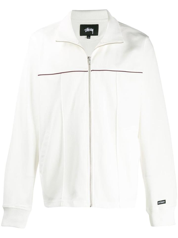 Stussy Track Jacket - White