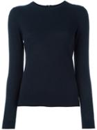 Steffen Schraut Rear Zip Jumper, Women's, Size: 34, Blue, Polyamide/polyester/viscose/cashmere