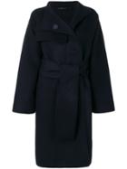 Sofie D'hoore Oversized Belted Coat - Blue