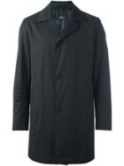 Boss Hugo Boss Single Breasted Coat, Men's, Size: 54, Black, Cotton/polyester/polyamide