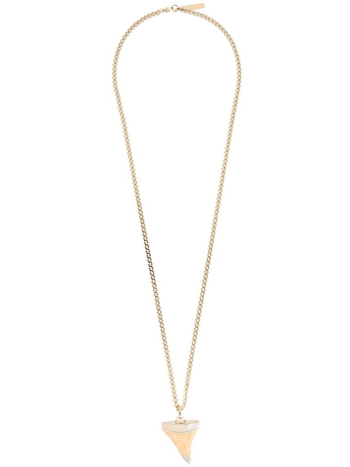 Givenchy Shark Tooth Necklace - Metallic