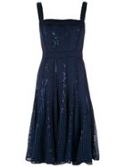 Reinaldo Lourenço Panelled Dress - Blue