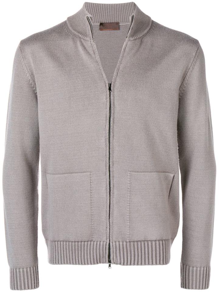 Altea Zipped Cardigan - Grey