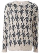 Brunello Cucinelli Boucle Knit Jumper, Women's, Size: Large, Nude/neutrals, Polyamide/cashmere