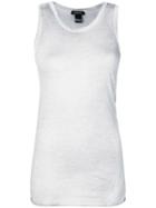 Avant Toi Round Neck Tank Top - Grey