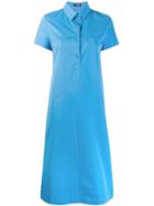Kwaidan Editions Poplin Shirt Dress - Blue