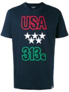 Carhartt - Usa 313 T-shirt - Men - Cotton - Xs, Blue, Cotton