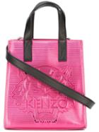 Kenzo 'tiger' Tote, Women's, Pink/purple, Polyurethane