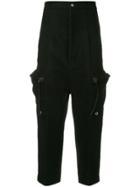 Rick Owens Sisyphus Cargo Trousers - Black