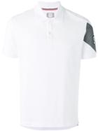 Moncler Gamme Bleu Sleeve Panel Polo Shirt - White