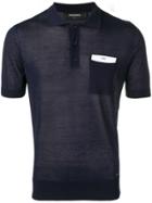 Dsquared2 Chest Pocket Polo Shirt - Blue