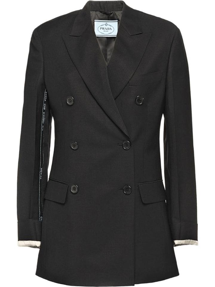 Prada Double-breasted Jacket - Black