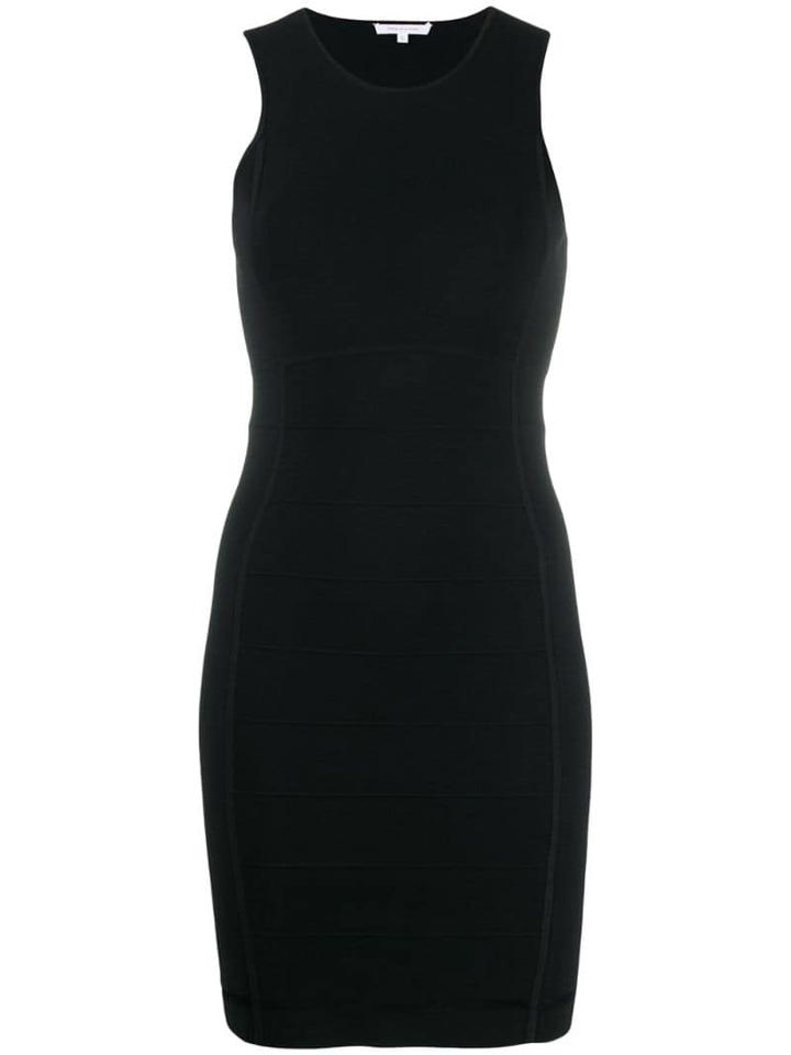 Patrizia Pepe Bodycon Knit Dress - Black