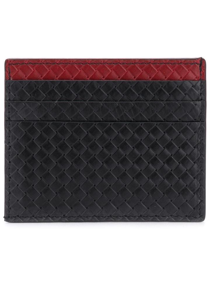 Bottega Veneta Small Intrecciato Cardholder - Blue