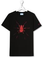 Lanvin Enfant Teen Spider Print Logo T-shirt - Black