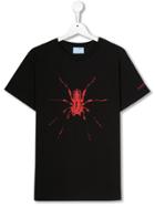 Lanvin Enfant Teen Spider Print Logo T-shirt - Black