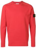 Stone Island Classic Plain Sweater - Red