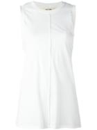 Damir Doma Tilli Tank, Women's, Size: Small, White, Cotton/polyester