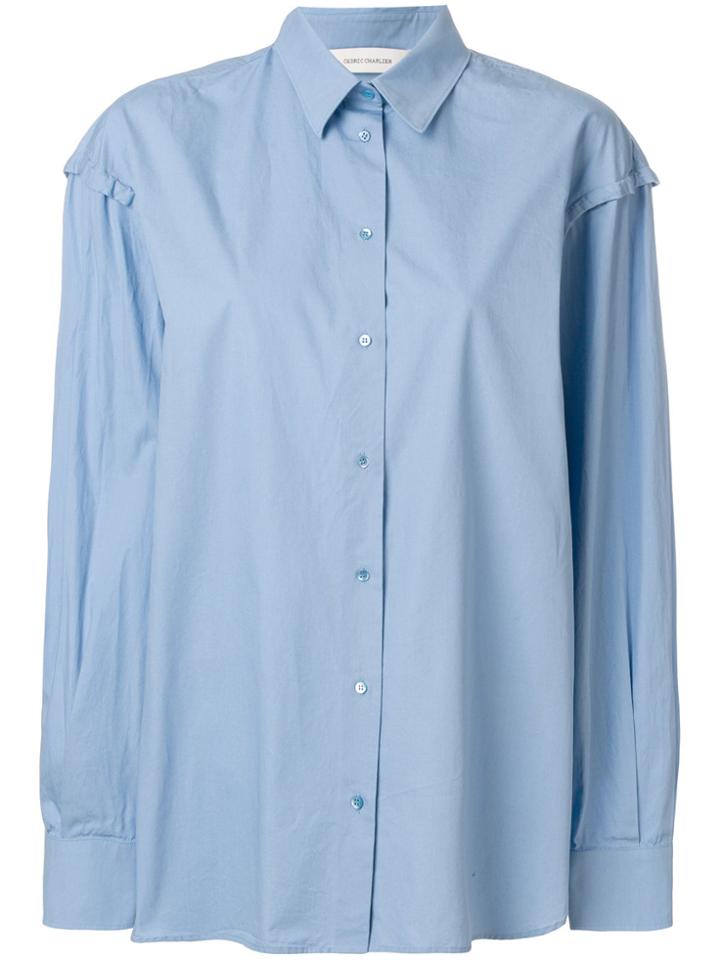 Cédric Charlier Classic Long-sleeve Shirt - Blue