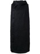Rick Owens Sleeveless Hooded Coat, Women's, Size: 38, Black, Mohair/wool/nylon