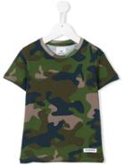 Les (art)ists - Kanye Camouflage T-shirt - Kids - Cotton - 12 Yrs, Green