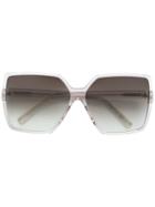 Saint Laurent Eyewear Oversized Sunglasses - Neutrals